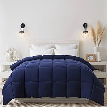 掛け布団カバー 3点セット 海外キングサイズ Navy(ネイビー・紺色系) Ⓣ 掛け布団カバー 3点セット 海外キングサイズ Navy(ネイビー